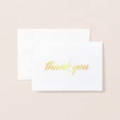 ありがとう 箔カード (封筒付き正面)