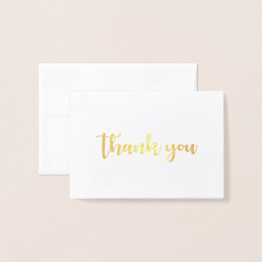 ありがとう 箔カード (封筒付き正面)