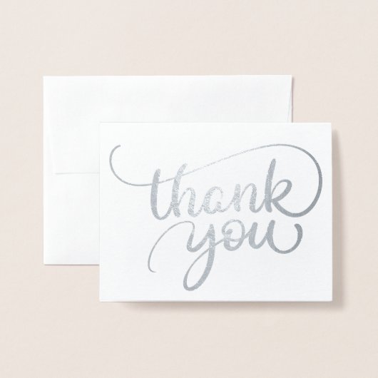 ありがとう 箔カード (封筒付き正面)