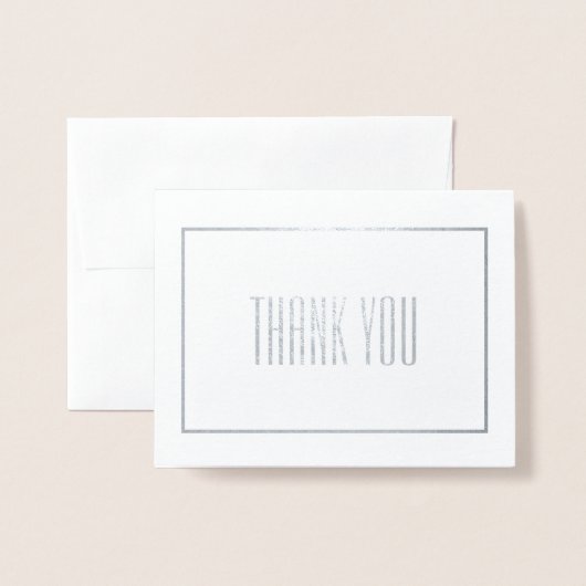 ありがとう 箔カード (封筒付き正面)