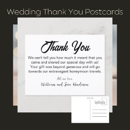 ありがとう_結婚式のゲストへの御礼 ポストカード