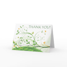 ありがとう(緑とオレンジのフローラ)