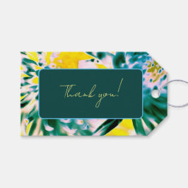 "ありがとう"美しい花ギフトラベル ギフトタグ