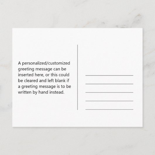 「ありがとう!」+虫の花はがき ポストカード (裏面)