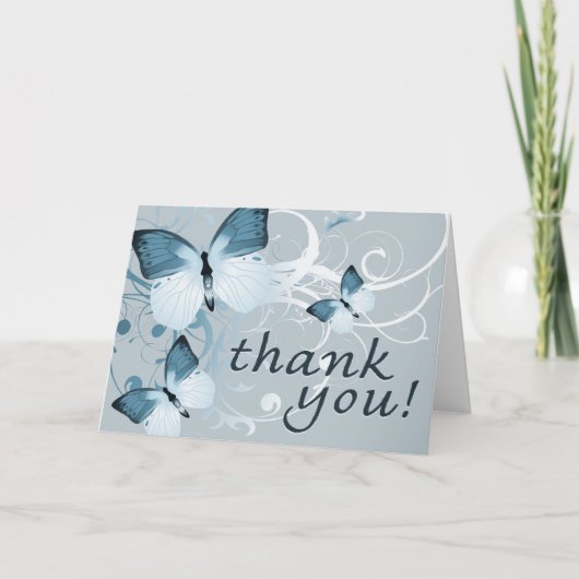 ありがとう : 蝶 : サンキューカード (正面)
