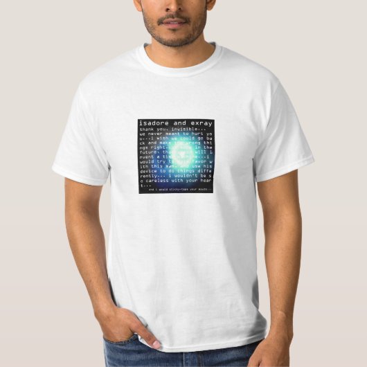 ありがとう、見えない… (メンズ) Tシャツ (正面)