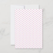 ありがとう 誕生日カード 女の子 ピンク 星 写真 サンキューカード (裏面)