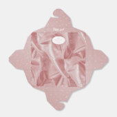 「ありがとう」誕生日ピンクのテクスチャ生地の外観 フェイバーボックス (折り畳みなし)