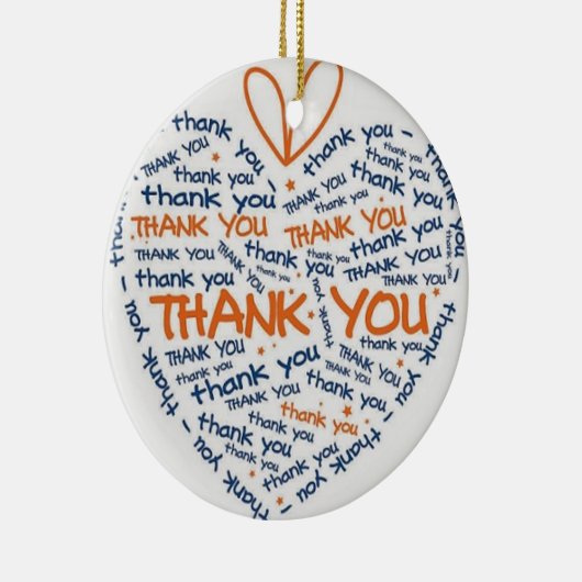 *ありがとう*誰か特別なクリスマスオーナメント セラミックオーナメント (右)