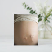 ありがとう、赤ちゃんシャワーのプレゼント ポストカード (スタンド正面)