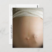 ありがとう、赤ちゃんシャワーのプレゼント ポストカード (正面/裏面)