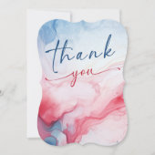 ありがとう 赤 白 青 サンキューカード (正面)