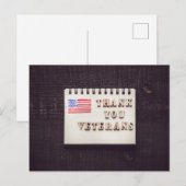 ありがとう、退役軍人たち ポストカード (正面/裏面)