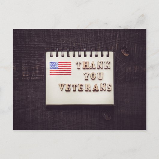 ありがとう、退役軍人たち ポストカード (正面)