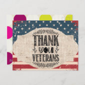 ありがとう、退役軍人たち ポストカード (正面/裏面)