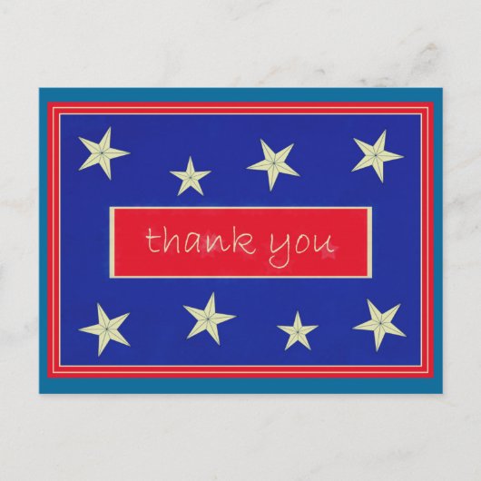 ありがとう...退役軍人記念日のはがき ポストカード (正面)