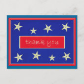 ありがとう...退役軍人記念日ポストカード ポストカード (正面)