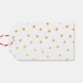 「ありがとう」金ゴールド書道結婚式の引き出物ラベル ギフトタグ (裏面横)