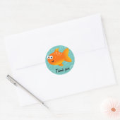 ありがとう、金魚 ラウンドシール (封筒)