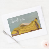 ありがとう 長方形シール (封筒)