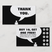 ありがとう。 (顧客のロイヤリティ) ロイヤリティカード (正面/裏面)