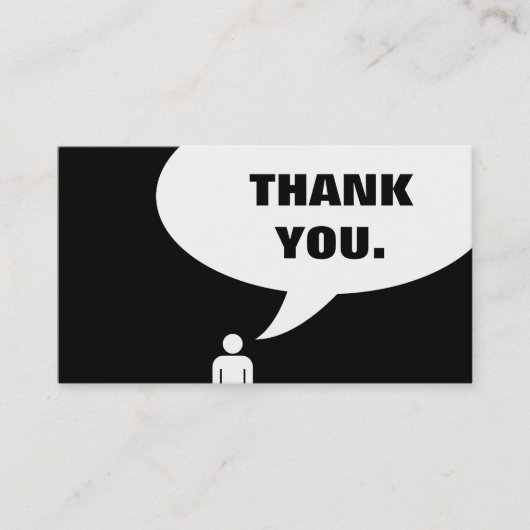 ありがとう。 (顧客のロイヤリティ) ロイヤリティカード (正面)