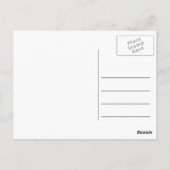 ありがとう、黄色いデイジーの花 ポストカード (裏面)