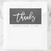 ありがとう 黒板 ミニ ワイン ミニ シャンパン ラベル (バッグ)