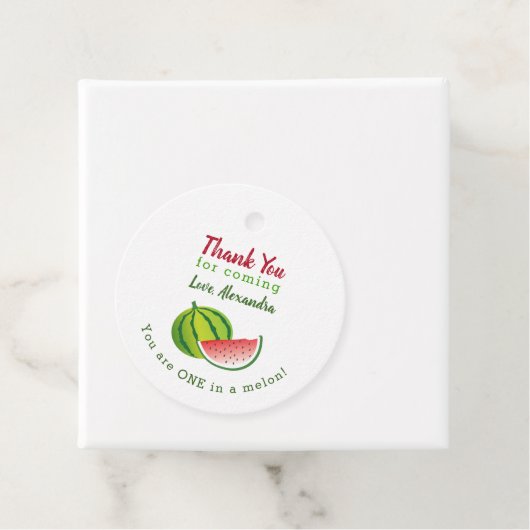 ありがとう、1歳の誕生日のメロンで1 フェイバータグ (インサイチュ)