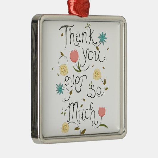 *ありがとう* 2いつでものための特別なオーナメント メタルオーナメント (右)