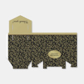 ありがとう： 50番目の乱数パターン金ゴールド/黒 フェイバーボックス (折り畳みなし)