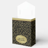 ありがとう: 55誕生日テーマ金ゴールド/ブラック フェイバーボックス (オープン)