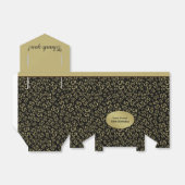 ありがとう: 55誕生日テーマ金ゴールド/ブラック フェイバーボックス (折り畳みなし)