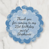 ありがとう – Frost Flakes凍ってい Winter Photography フェイバータグ (裏面)