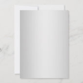 ありがとう – Luminous Silverストライプ Gonogram サンキューカード (裏面)