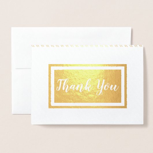 ありがとう・ Maker Crafts Stitchingストライプ 箔カード (封筒付き正面)