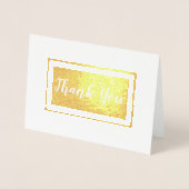 ありがとう・ Maker Crafts Stitchingストライプ 箔カード (正面)