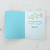 ありがとう， Service Covid-19，トリエット紙&フラワー カード (内部)