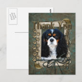 ありがとう – Stone Paws - Cavalier ポストカード (正面/裏面)