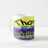 ありがとうAlisa! コーヒーマグカップ (正面左)