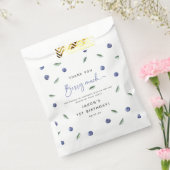 ありがとう'Berry Much' Blueberry 1st誕生日 フェイバーバッグ (封をした状態)