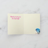 ありがとうGカード：青い鳥の幸せ サンキューカード (内部)