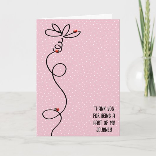 ありがとうLadybugsオンデイジードードル カード (正面)