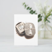 ありがとうNotecard - "C"モノグラム ポストカード (スタンド正面)