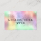 ありがとうPoshmark Instagr割引ダイヤモンドハート 名刺 (裏面)