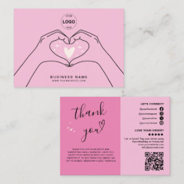 ありがとうQrコードロゴソーシャルメディモダンアバス 名刺