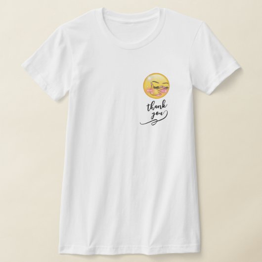 ありがとうTシャツ Tシャツ (レイダウン)