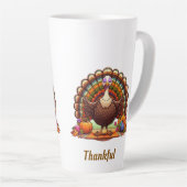 ありがとめい想う カフェラテマグ (右アングル)