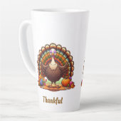 ありがとめい想う カフェラテマグ (左アングル)