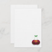 ありがとシンプルうごさくらんぼメモカード 招待状 (正面/裏面)